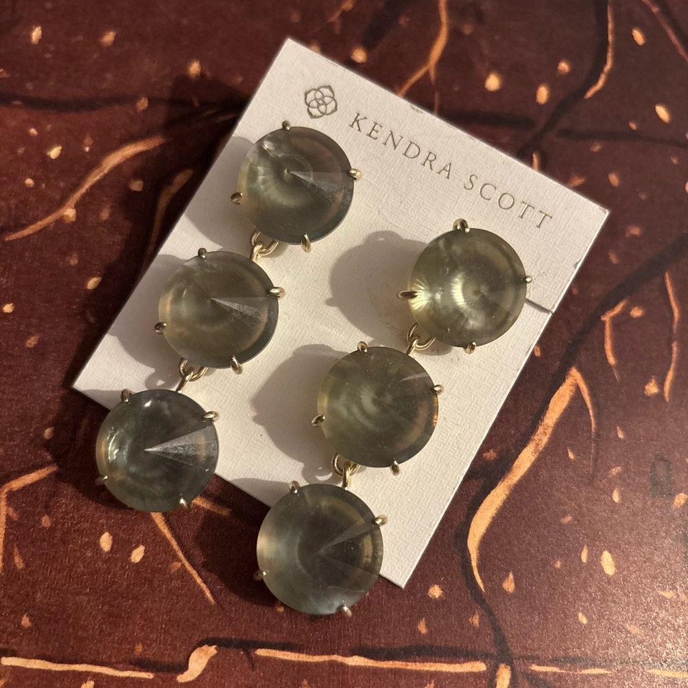 Nwt Kendra Scott Jolie Linear Earrings